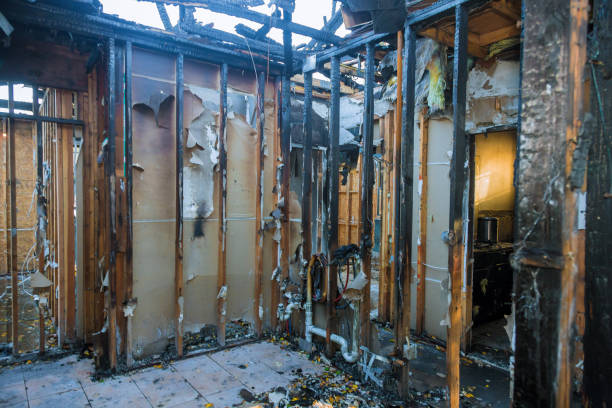 Professional Fire Damage Assessment technician working in Glens Falls North, NY